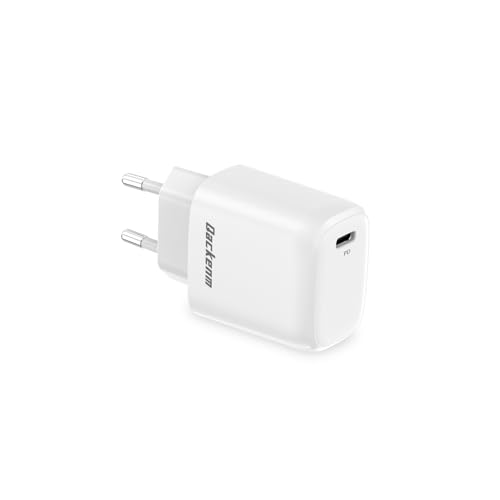 Qackenm USB C Ladegerät, 20W iPad Netzteil, USB C Schnellladegerät, Stecker, Ladestecker, PD3.0 Power Adapter, Fast Charger für iPhone 16/15/14/13/12/11/iPad/AirPods und Mehr (Weiß) von Qackenm