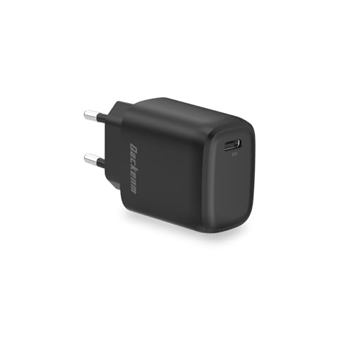 Qackenm USB C Ladegerät, 20W iPad Netzteil, USB C Schnellladegerät, Stecker, Ladestecker, PD3.0 Power Adapter, Fast Charger für iPhone 16/15/14/13/12/11/iPad/AirPods und Mehr (Schwarz) von Qackenm