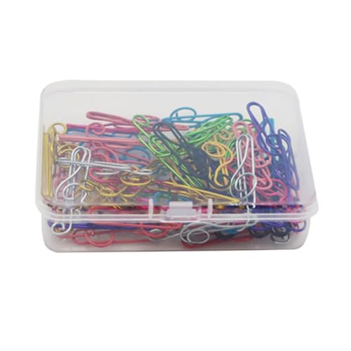 50pcs Music Note Paper Clip Farbenfrohe Papierclips 40 Mm Metallpapierclips Dateiclip Zum Organisieren Von Dateipapierfoto von Qaonsciug