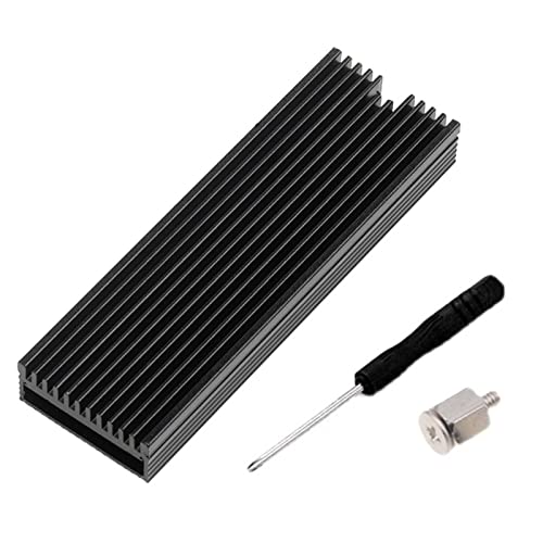 Qaonsciug Aluminium Kühlkörper Kühler Wärmeleitpad Für 2280 NVME SSD NVMe Kühlkörper Unterstützung Einzeln Doppelseitig von Qaonsciug