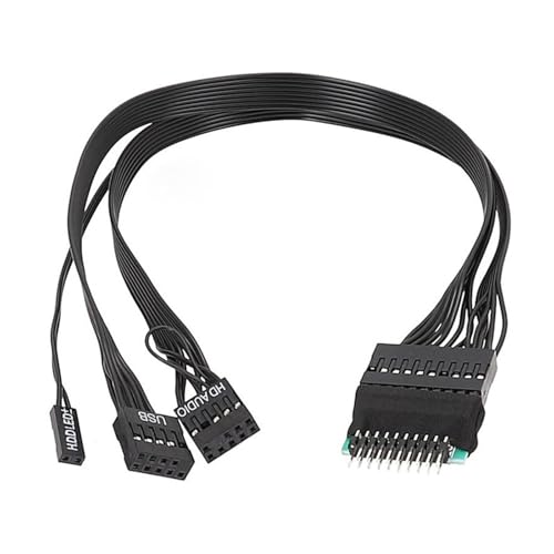 Qaonsciug Computer Mainboard 19PIN 20Pin Verbindungskabel 19Pin Vorwärts Rückwärts Kabel Für Die Mainboard Installation von Qaonsciug