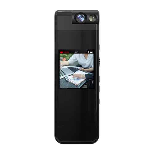 Tragbarer Video Rekorder 1080p Body Camera Video Sound Recorder Camcorder 180 ° Rotationswinkel LED Fülllicht Tragbarer Video Rekorder 1080p Body Camera Video Sound Recorder Camcorder 180 ° Rotationswinkel LED Fülllicht von Qaonsciug