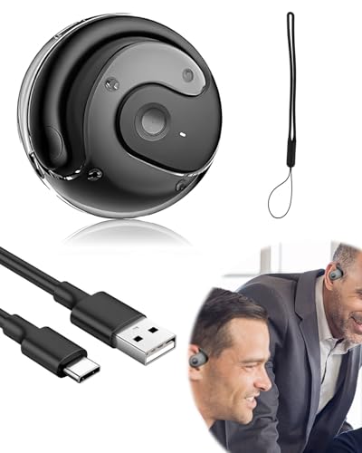 Qaum Ai-Sprachübersetzungs-Ohrhörer, 144 Sprachen, Echtzeit-Übersetzung, 48 Stunden, Zwei-Wege-offenes Ohr-Übersetzer-Gerät mit Bluetooth 5.4 für Reisen, Business, Lernen, Unterstützung beim Abspielen Qaum Ai-Sprachübersetzungs-Ohrhörer, 144 Sprachen, Echtzeit-Übersetzung, 48 Stunden, Zwei-Wege-offenes Ohr-Übersetzer-Gerät mit Bluetooth 5.4 für Reisen, Business, Lernen, Unterstützung beim Abspielen von Qaum