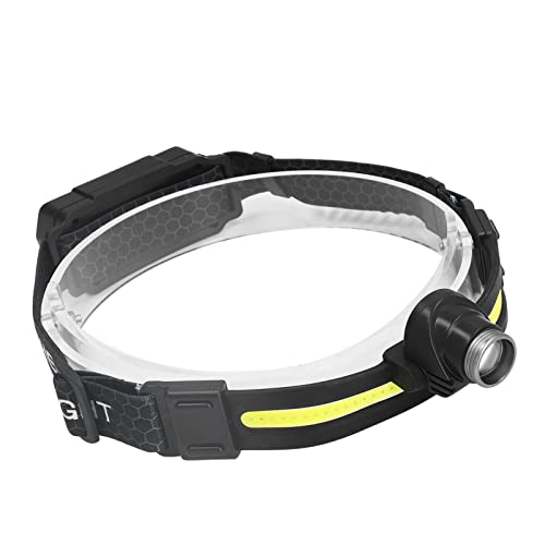 COB Doppel Lichtquelle Scheinwerfer, 90 Grad Einstellbare Wasserdichte LED-Scheinwerfer Taschenlampe mit Bewegungssensor für Erkundung bei Nacht Laufen Camping Wandern COB Doppel Lichtquelle Scheinwerfer, 90 Grad Einstellbare Wasserdichte LED-Scheinwerfer Taschenlampe mit Bewegungssensor für Erkundung bei Nacht Laufen Camping Wandern von Qcwwy
