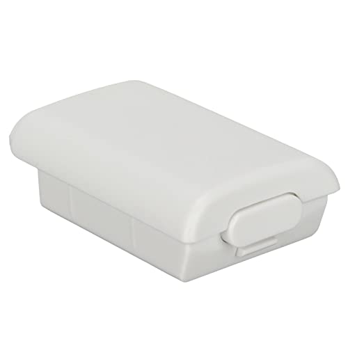 Controller-Batteriegehäuse, Zubehör für Elektronische Spiele, Verschleißfestes Batteriegehäuse, Kabelloser Controller-Batteriedeckel, Ersatz für 360 (Weiß) von Qcwwy