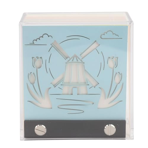 Dekoratives 3D -Papierschnitznotizteil Einzigartige Windmühlen Design 3D Memo Pad für Büroschlafzimmer Dekoratives 3D -Papierschnitznotizteil Einzigartige Windmühlen Design 3D Memo Pad für Büroschlafzimmer von Qcwwy