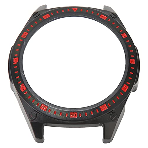 GT 3 Smart Watch Case, Vollen Schutz, Kratzer Ersatzbezüge Verhindern, Geeignet für Frauen, Männer, Kinder, Geburtstage, Jubiläen, Valentinstag, Weihnachten mit (Schwarz Rot) von Qcwwy
