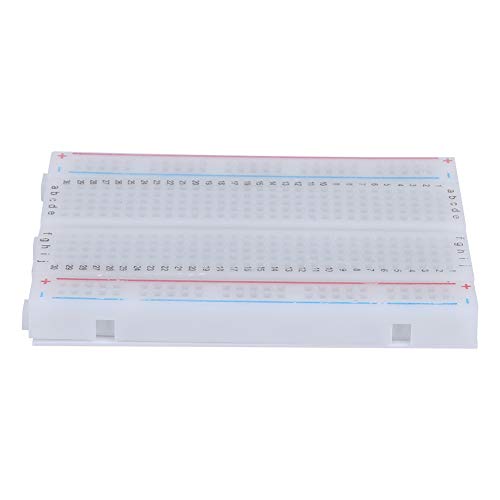 Lötlose 400 Tiepunkte Breadboard Circuit Testing Board ABS Weiß Ideal für Schnelle Prototypen und Lernkreisbaugruppe ohne Löt Erforderlich Lötlose 400 Tiepunkte Breadboard Circuit Testing Board ABS Weiß Ideal für Schnelle Prototypen und Lernkreisbaugruppe ohne Löt Erforderlich von Qcwwy