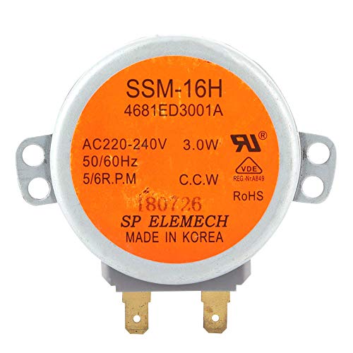 Microwave-Ofen-Plattenspieler-Motor, 4681ED3001A Synchronous 220V-240V Motor mit Haushaltsvorräten für den Bequemen Gebrauch von Qcwwy