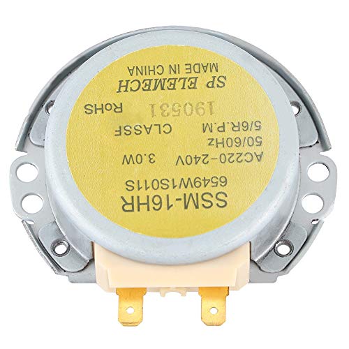 Microwave -Ofen -Plattenspieler -Motor, Geeignet für 6549W1S011S Mikrowellenofen, Beschädigt und Unbrauchbar, Ersatzteile, 3W -Stromversorgung von Qcwwy