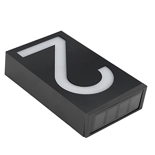 Outdoor Solar Power LED-Zahlenzeichen Licht mit Langem Dienst für die Ladenhotelstore (Nummer 0-9) (Nummer 2) von Qcwwy