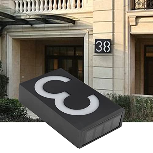 Outdoor Solar Power LED-Zahlenzeichen Licht mit Langem Dienst für die Ladenhotelstore (Nummer 0-9) (Nummer 3) von Qcwwy