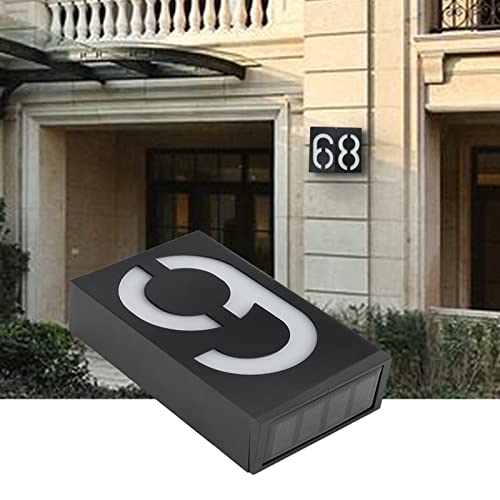 Outdoor Solar Power LED-Zahlenzeichen Licht mit Langem Dienst für die Ladenhotelstore (Nummer 0-9) (Nummer 6) von Qcwwy