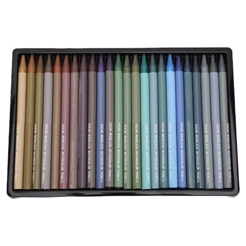 Qcwwy Bunte Malstifte Set Holzloser Farbstifte Set, 24 Farbölbasis Farbige Skizzierstifte Doodling Stifte Qcwwy Bunte Malstifte Set Holzloser Farbstifte Set, 24 Farbölbasis Farbige Skizzierstifte Doodling Stifte von Qcwwy