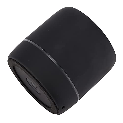 Qcwwy Tragbarer Stereo-Sound-Lautsprecher, Kabelloser Bluetooth-Lautsprecher mit Verbessertem Bass, Geräuschunterdrückendem Mikrofon und Beleuchtung Zum Anschließen von Telefon und Tablet(Schwarz) von Qcwwy