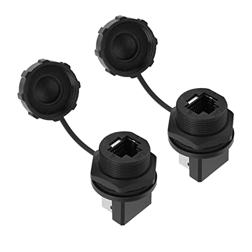 Qcwwy Wasserdichtes RJ45-Anschluss, Flammhemmende, Einfache Installation mit Gewindeverbindung für LED-Anzeigegeräte, Überwachungssysteme mit Geschlossenem Kreislauf. Geeignet für Cat 5, Super Cat Qcwwy Wasserdichtes RJ45-Anschluss, Flammhemmende, Einfache Installation mit Gewindeverbindung für LED-Anzeigegeräte, Überwachungssysteme mit Geschlossenem Kreislauf. Geeignet für Cat 5, Super Cat von Qcwwy