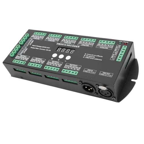 RGBW Digital Multiple X Decoder Dimmer mit Mehreren Ausgangskanälen für LED -Strip -Licht, 36Ch Controller für die Parteidekoration RGBW Digital Multiple X Decoder Dimmer mit Mehreren Ausgangskanälen für LED -Strip -Licht, 36Ch Controller für die Parteidekoration von Qcwwy