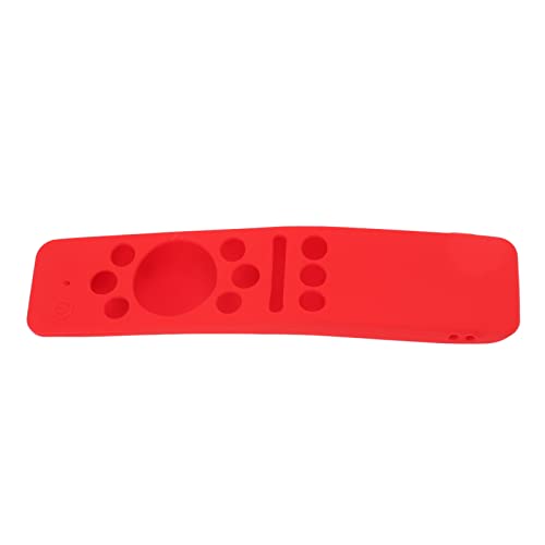 Silikon-Schutzhülle für TV-Fernbedienung, Schocksicheres Leichter Anti-Schlupf mit Präzisen Ausschnitten, Einfache Installation für -01310A -01312-01312A (Rot) von Qcwwy
