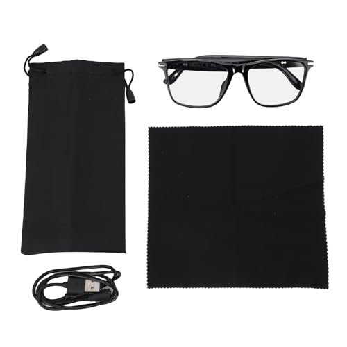 Smart Glasses Language Translator, Automatisch Erkennen und übersetzen Simultan Interpretation Brillen Doppel Magnetisches Bein Design Smart AI Translator Brille von Qcwwy