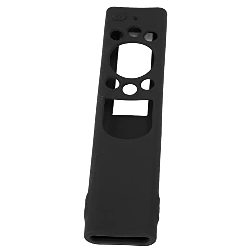 Stoßdichtes Silikon -Schutzabdeckung, Leicht Waschbar mit Lanyard für TV -Fernbedienung (Black) von Qcwwy