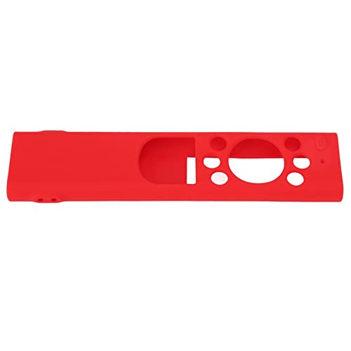 Stoßdichtes Silikon -Schutzabdeckung, Leicht Waschbar mit Lanyard für TV -Fernbedienung (Rotes Set) von Qcwwy