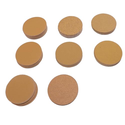 Vielseitige 3-Zoll-Schleifscheiben Haken und Loop-Rücken für Holzbearbeitung und Automobile, 100 Blätter 40-800 Grit Sandpapierscheiben Vielseitige 3-Zoll-Schleifscheiben Haken und Loop-Rücken für Holzbearbeitung und Automobile, 100 Blätter 40-800 Grit Sandpapierscheiben von Qcwwy