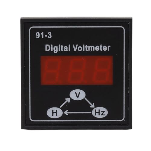 Volt-Spannungsmesser, Mini-Digital-Voltmeter für Benzin-Generator-Set-Zubehör 220 V 380 V Einphasiger 3-Phasen-Spannungsmesser Volt-Spannungsmesser, Mini-Digital-Voltmeter für Benzin-Generator-Set-Zubehör 220 V 380 V Einphasiger 3-Phasen-Spannungsmesser von Qcwwy