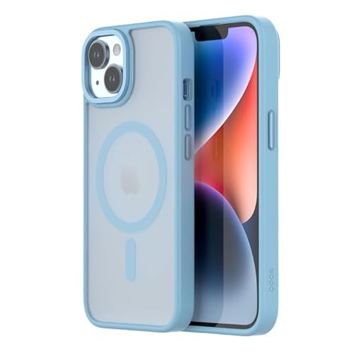 Qdos Coque HYBRID Soft Avec SNAP iPhone 14 BLEU von QDOS
