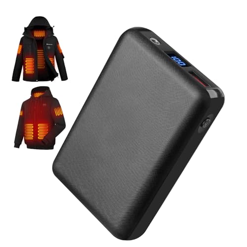 Power Bank füR Heizkleidung, Tragbares LadegeräT 7.4v 10000mah mit USB Kabel, Geeignet füR Beheizte Jacken, Sweatshirts, Westen, Socken, Smart Mobile GeräTe Power Bank füR Heizkleidung, Tragbares LadegeräT 7.4v 10000mah mit USB Kabel, Geeignet füR Beheizte Jacken, Sweatshirts, Westen, Socken, Smart Mobile GeräTe von Qdreclod