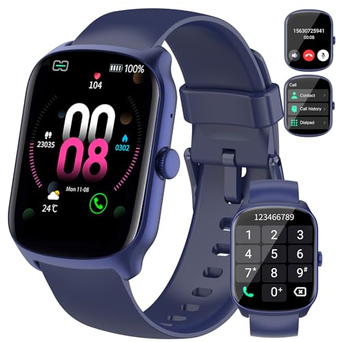 Qecnato Smartwatch Herren Damen, 1,95" HD Gebogener Bildschirm Smart Watch, mit Bluetooth Anrufe, Pulsmesser Schlafmonitor, 112+ Sportmodi für Android iOS Qecnato Smartwatch Herren Damen, 1,95" HD Gebogener Bildschirm Smart Watch, mit Bluetooth Anrufe, Pulsmesser Schlafmonitor, 112+ Sportmodi für Android iOS von Qecnato