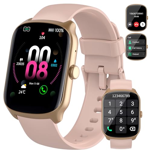 Qecnato Smartwatch Herren Damen, 1,95" HD Gebogener Bildschirm Smart Watch, mit Bluetooth Anrufe, Pulsmesser Schlafmonitor, iOS Qecnato Smartwatch Herren Damen, 1,95" HD Gebogener Bildschirm Smart Watch, mit Bluetooth Anrufe, Pulsmesser Schlafmonitor, iOS von Qecnato