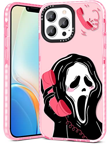 Qerrassa Pink Skull Hülle für iPhone 11 Pro Cute Cartoon Charakter Kawaii Weiche TPU Cover für Mädchen Kinder Jungen Handyhüllen Lustiges Muster Mode Schutzhülle für iPhone 11 Pro von Qerrassa