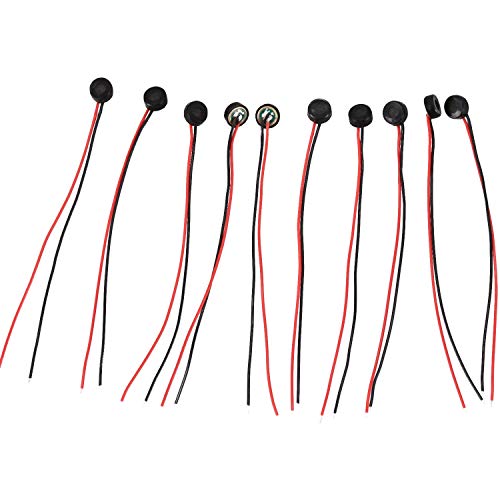 Qerwsdty 10 Stueck Elektret-Kondensator-Mikrofon 4mm x 2mm Fuer PC Telefon MP3 MP4 von Qerwsdty
