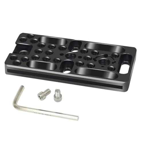 Qerwsdty Umschaltplatte Kamera Cheese Easy Plate für DSLR-Kamerakäfig Rig Erweiterungsmontage mit Schraubenschlüssel Ersatzzubehör 1 Stück Qerwsdty Umschaltplatte Kamera Cheese Easy Plate für DSLR-Kamerakäfig Rig Erweiterungsmontage mit Schraubenschlüssel Ersatzzubehör 1 Stück von Qerwsdty