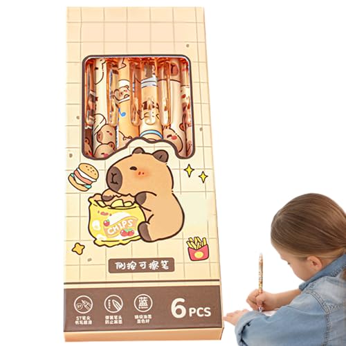 Qfdiwr 12 Stück Tintenroller Radierbar,Radierbarer Tintenroller,Löschbare Gel-tintenstifte, Cartoon-Capybara-Kugelschreiber,Radierbare Gel Tinte Stifte Cartoon Capybara Stifte 0,5 Mm Feine Spitze Qfdiwr 12 Stück Tintenroller Radierbar,Radierbarer Tintenroller,Löschbare Gel-tintenstifte, Cartoon-Capybara-Kugelschreiber,Radierbare Gel Tinte Stifte Cartoon Capybara Stifte 0,5 Mm Feine Spitze von Qfdiwr