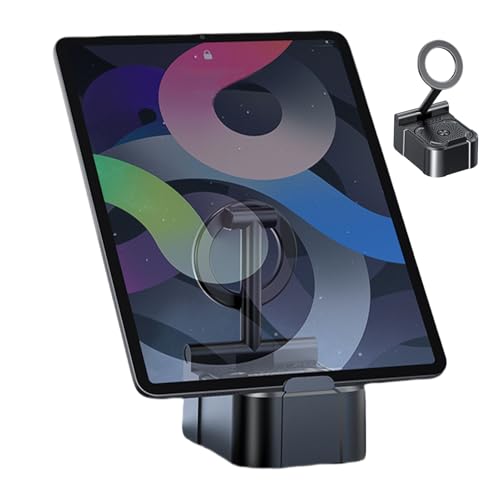 Qfdiwr Handyhalter Für Schreibtisch - Magnetische Schreibtischhalterung Mit Kabellosem Lautsprecher | Mobiler Halter Schreibtischzubehör Praktisches Gadget Multifunktional Für Vatertag Geburtstag von Qfdiwr