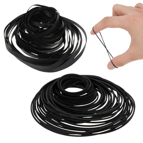 100 Stück Mix Kassettenband Cassette Tape Gummi Riemenscheibe Antriebsriemen Belt Universal Flach Recorder Tape für DVD CD Kassettenrekorder Walkman Laufwerk 40-135mm von QfwdfcTrenz