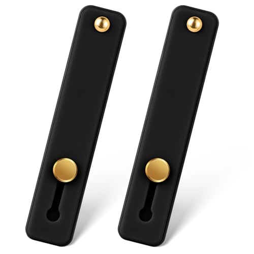 2 Stück Phone Loop Finger Holder, Silikon-Handy-Griff für die meisten Smartphones Universal-Handyhalterung mit Standfunktion tragbarer Teleskop Handy-Fingergurt für die Rückseite des Handys(Schwarz) 2 Stück Phone Loop Finger Holder, Silikon-Handy-Griff für die meisten Smartphones Universal-Handyhalterung mit Standfunktion tragbarer Teleskop Handy-Fingergurt für die Rückseite des Handys(Schwarz) von QfwdfcTrenz