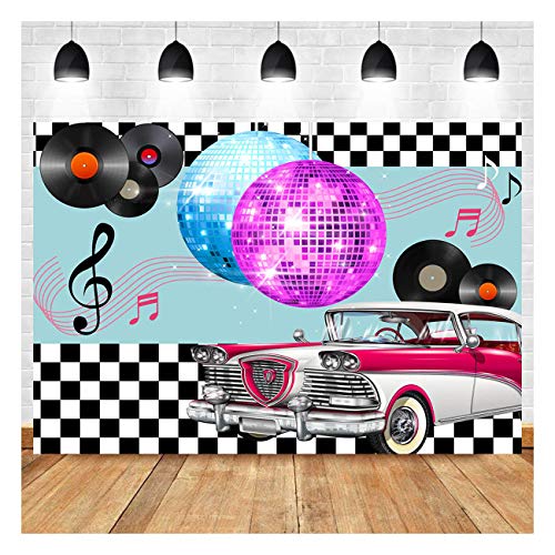 Back to 50's Sock Hop Theme Fotografie Hintergründe 2,1 x 1,5 m Vinyl 1950er Jahre Retro Diner Time Rock Roll Classic Decor Crazy Vintage Dance Prom Foto Hintergrund Dessert Kuchen Tisch Decor Back to 50's Sock Hop Theme Fotografie Hintergründe 2,1 x 1,5 m Vinyl 1950er Jahre Retro Diner Time Rock Roll Classic Decor Crazy Vintage Dance Prom Foto Hintergrund Dessert Kuchen Tisch Decor von Qian