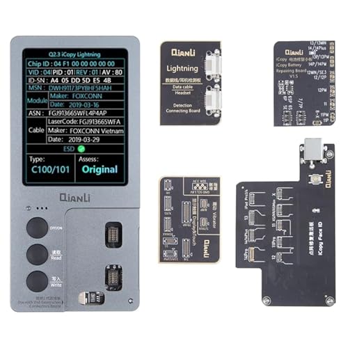 QianLi Für iPhone 6-14 Pro Max 5-in-1 iCopy Plus 2.2 Reparatur-Programmierer, Stecker: US von QianLi