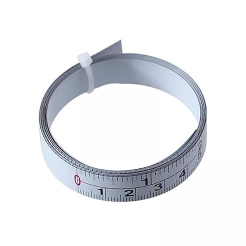 Qianly 2x Stahlmaßband mit Klebefunktion, Messwerkzeug für T Schienen Fräser Und Tischkreissäge Qianly 2x Stahlmaßband mit Klebefunktion, Messwerkzeug für T Schienen Fräser Und Tischkreissäge von Qianly