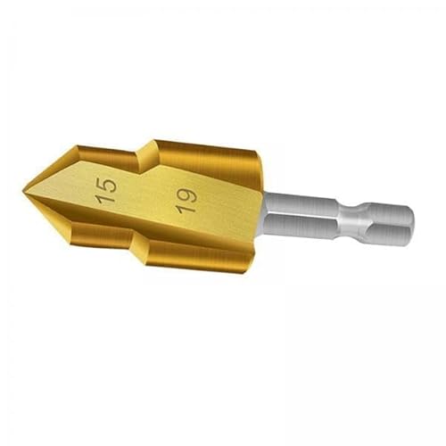 Qianly 5xPpr Hebe Stufenbohrer, Sanitär, Installation Und Reparaturen, Professioneller Ersatz, Vielseitiger Sechskantschaft Aus Hochgeschwindigkeitsstahl Qianly 5xPpr Hebe Stufenbohrer, Sanitär, Installation Und Reparaturen, Professioneller Ersatz, Vielseitiger Sechskantschaft Aus Hochgeschwindigkeitsstahl von Qianly