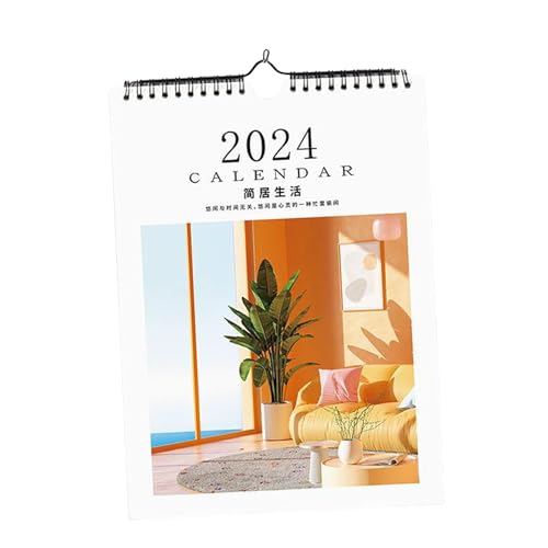 Qianly Coil Wandkalender, Monatskalender für Büro, Neujahr, Wohnzimmer von Qianly