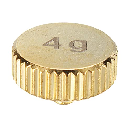 Qianly Shell Gewicht Headshell für Turntable Parts - Gold, 4g;2g/4g Gold/Silber Gehäuse Masse Headshell Plattenspieler von Qianly
