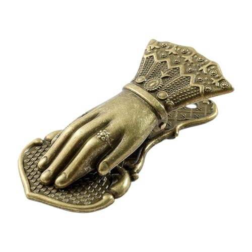 Qianly Vintage Hand Geformte Papierklammer Seitenhalter Journal Seite Binder Clip für Journaling, Bronze Qianly Vintage Hand Geformte Papierklammer Seitenhalter Journal Seite Binder Clip für Journaling, Bronze von Qianly