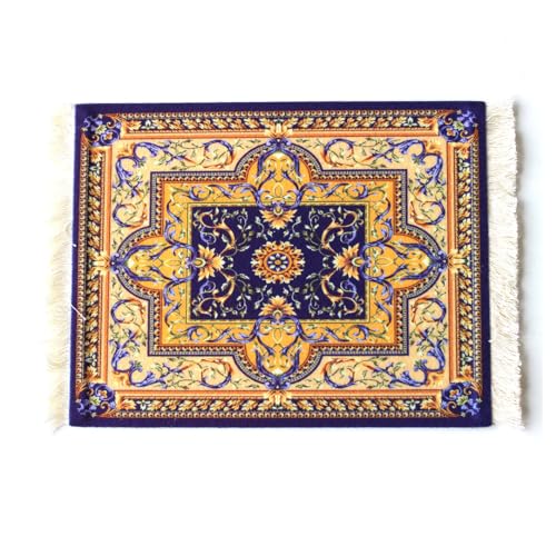 Qiantull Teppich Mauspad Kreative Mini Teppich aus Orientteppich Muster Textilgewebe Klein Teppich Mouse Pad mit Baumwolle Quasten Mausmatte Computer Zubehör Untersetzer 28x18cm16#Dunkelviolett Qiantull Teppich Mauspad Kreative Mini Teppich aus Orientteppich Muster Textilgewebe Klein Teppich Mouse Pad mit Baumwolle Quasten Mausmatte Computer Zubehör Untersetzer 28x18cm16#Dunkelviolett von Qiantull