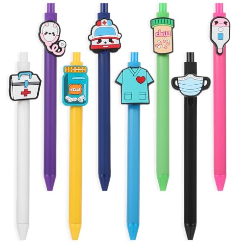 8Stü Krankenschwester Kugelschreiber Lustige Schwarze Tinte Stifte für Frauen Geschenke Krankenschwestern Dankeschön Stifte Einziehbare Lustiger Cartoon Stift für Ärzte Medizinische Assistenten Arbeit 8Stü Krankenschwester Kugelschreiber Lustige Schwarze Tinte Stifte für Frauen Geschenke Krankenschwestern Dankeschön Stifte Einziehbare Lustiger Cartoon Stift für Ärzte Medizinische Assistenten Arbeit von Qianyu