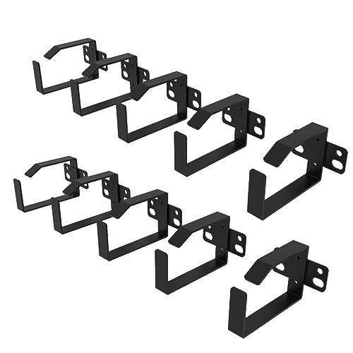 QiaoYoubang 10 Stück 4,3 x 6,9 cm Server-Rack-Kabel-Management-D-Ring-Haken – Netzwerk-Rack-Mount-Kabel-Organizer-Set für Netzkabel, Glasfaser oder Netzwerk-Patchkabel (10DRing) von QiaoYoubang
