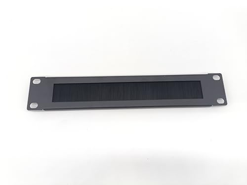 QiaoYoubang 1U 25.4 cm Brush Cable Management Panel Cable Manager with Brush Strip for Cable Entry in 10 Inch Server Rack, Network Cabinet or Desktop Rack QiaoYoubang 1U 25.4 cm Brush Cable Management Panel Cable Manager with Brush Strip for Cable Entry in 10 Inch Server Rack, Network Cabinet or Desktop Rack von QiaoYoubang