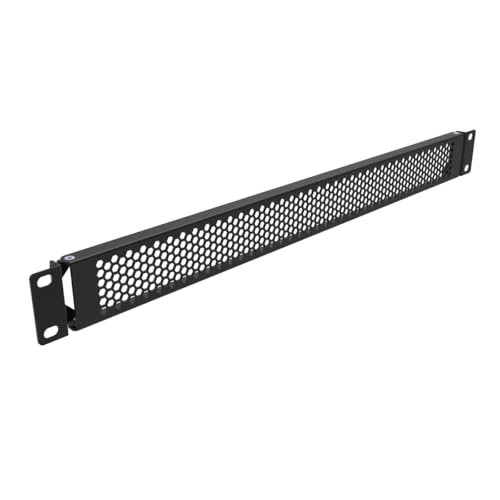 QiaoYoubang 1U Scharnier-Abstandshalter für 48,3 cm (19 Zoll) Server-Rack-Gehäuse oder Netzwerkschrank (1UBPVented) von QiaoYoubang
